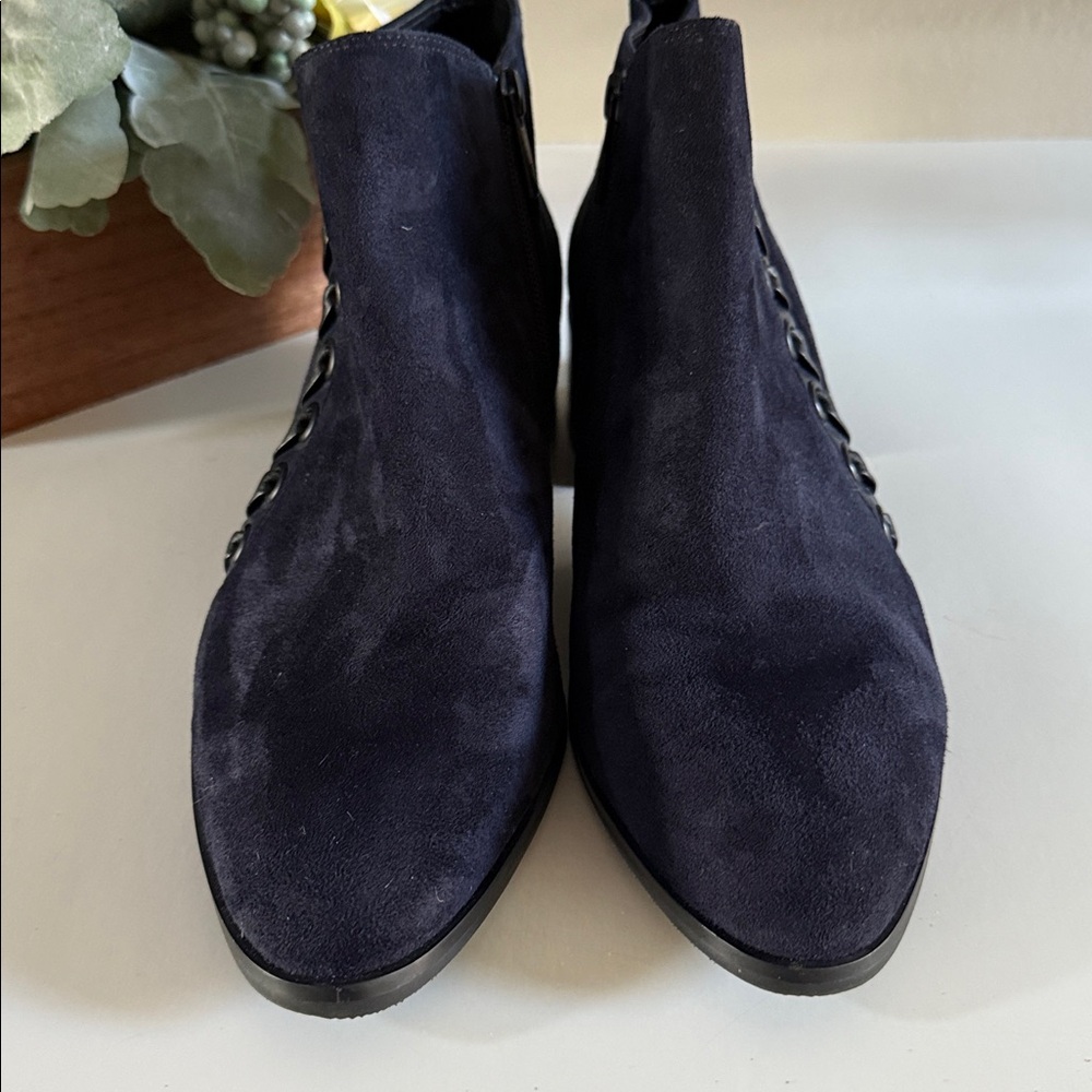 Donald Pliner Avea Suede Leather Ankle Booties - Picture 8 of 13